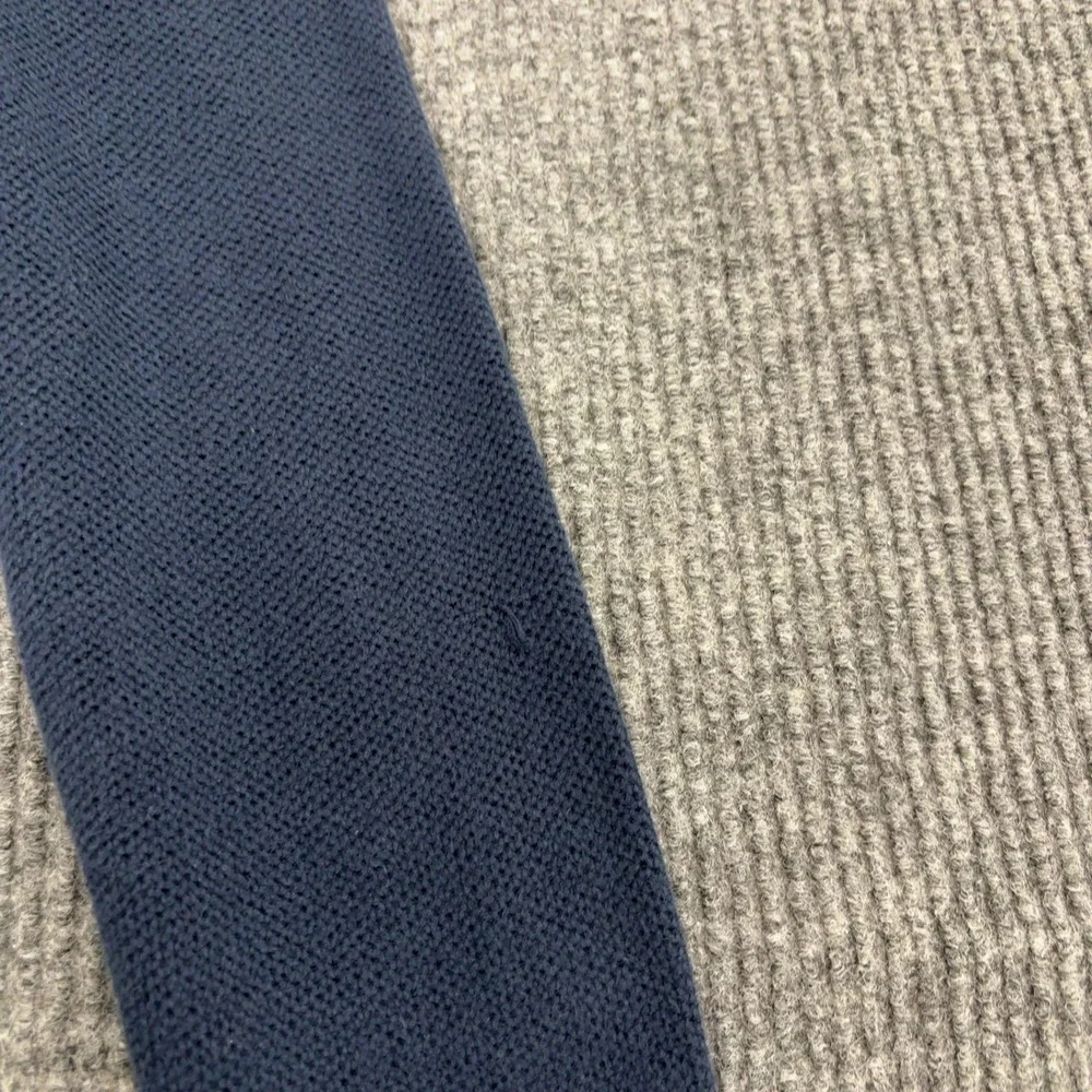 J Crew Sweater Mens L Blue Cotton Silk Knit Pullover Classic Preppy